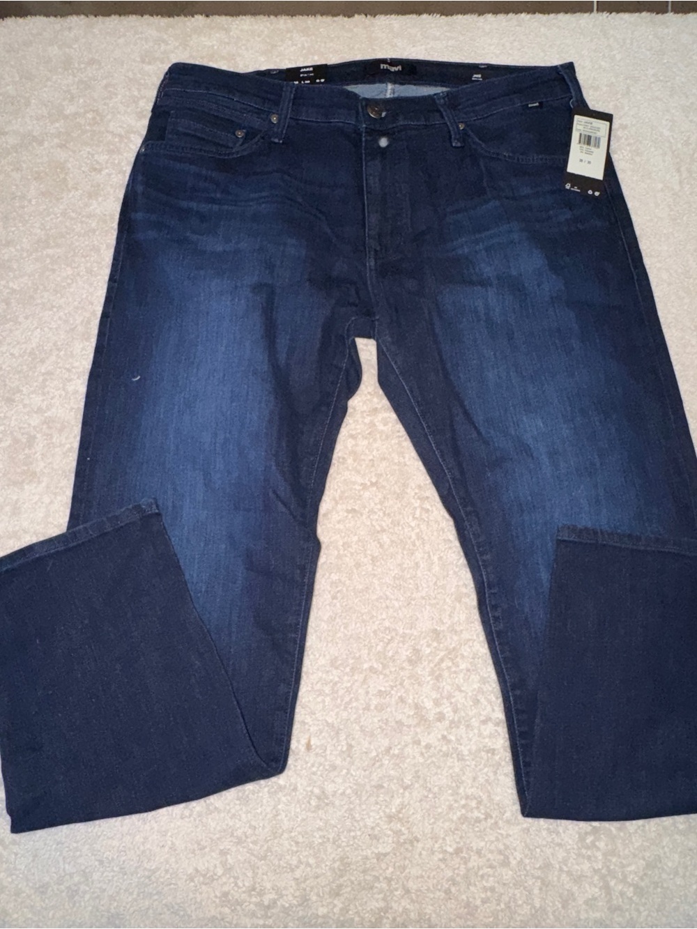 Mavi Jake Jeans Slim Leg, Deep Brushed Williamsburg Jeans 38x30